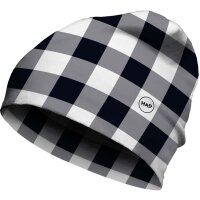 HAD Printed Fleece Beanie Lumberjack white