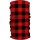 HAD Printed Fleece Tube Lumberjack red