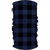 HAD Printed Fleece Tube Lumberjack blue