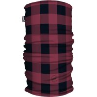 HAD Printed Fleece Tube Lumberjack wine