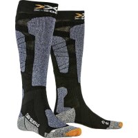 X-SOCKS® CARVE SILVER 4.0 BLACK/BLUE MELANGE SIZE 39-41