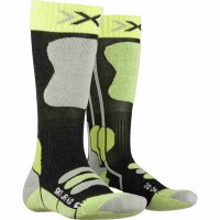 X-SOCKS® SKI JR 4.0 ANTHRACITE MELANGE/GREEN LIME...