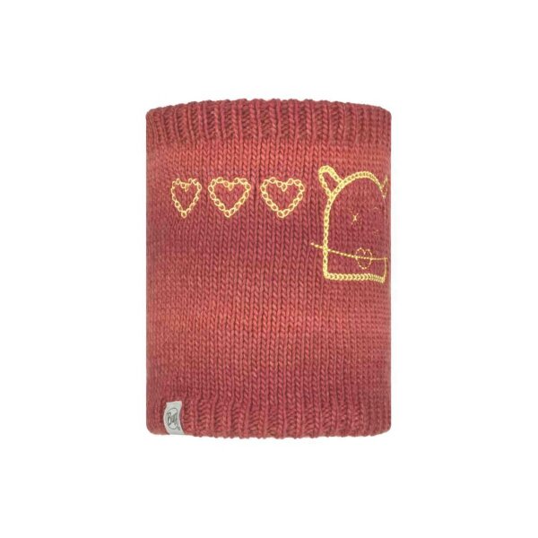 Buff® Knitted & Fleece Neckwarmer Monster Child Rose Pink