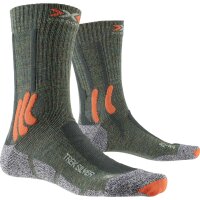 X-SOCKS® TREK SILVER OLIVE MELANGE/X-ORANGE/GREY...