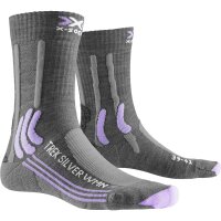 X-SOCKS® TREK SILVER WMN GREY MELANGE/BRIGHT LAVENDER...