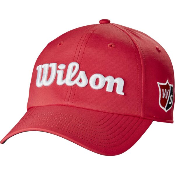 WILSON PRO TOUR HAT MENS RED/WHITE (Onesize)