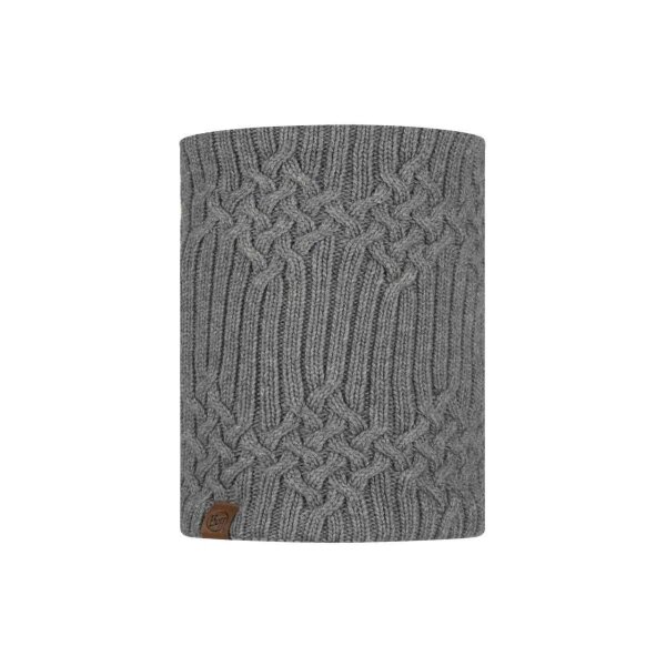 Buff® Knitted & Fleece Neckwarmer N-Helle Grey Castlerock