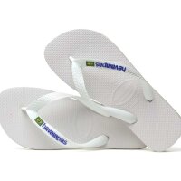 HAVAIANAS BRASIL LOGO FC WHITE EUR:39/40