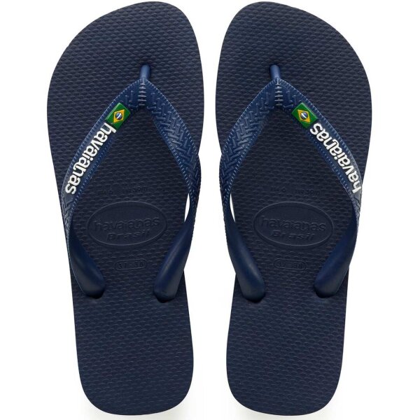 HAVAIANAS BRASIL LOGO NAVY BLUE EU:37/38