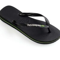 HAVAIANAS BRASIL LOGO BLACK/BLACK EU:41/42