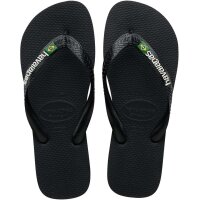 HAVAIANAS BRASIL LOGO BLACK/BLACK EU:45/46