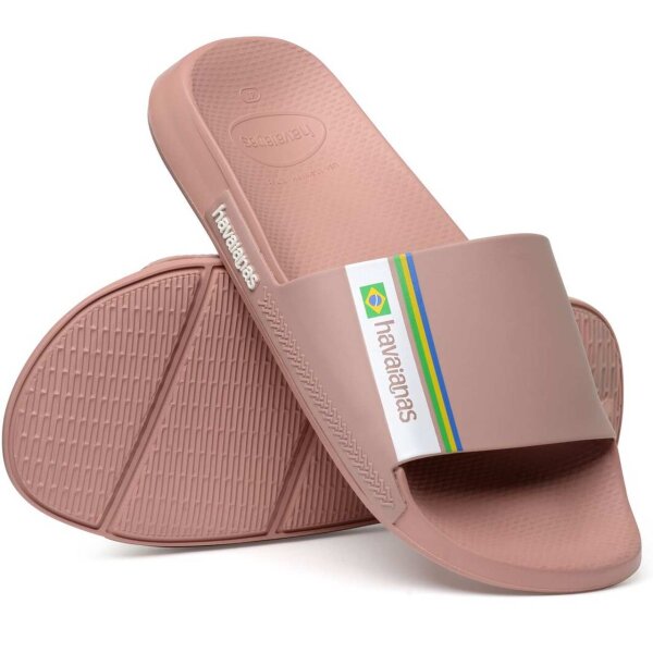 HAVAIANAS SLIDE BRASIL CROCUS ROSE EU:43/44