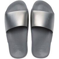 HAVAIANAS SLIDE CLASSIC METALLIC STEEL GREY EUR43/44