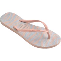 HAVAIANAS SLIM ANIMALS GLITTER BALLET ROSE EU:37/38