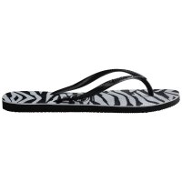 HAVAIANAS SLIM ANIMALS GLITTER BLACK EU:37/38