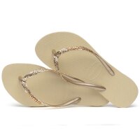 HAVAIANAS SLIM GLITTER II SAND GREY 39/40