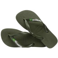 HAVAIANAS BRASIL LOGO GREEN/GREEN EU 35/36