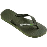 HAVAIANAS BRASIL LOGO GREEN/GREEN EU 35/36