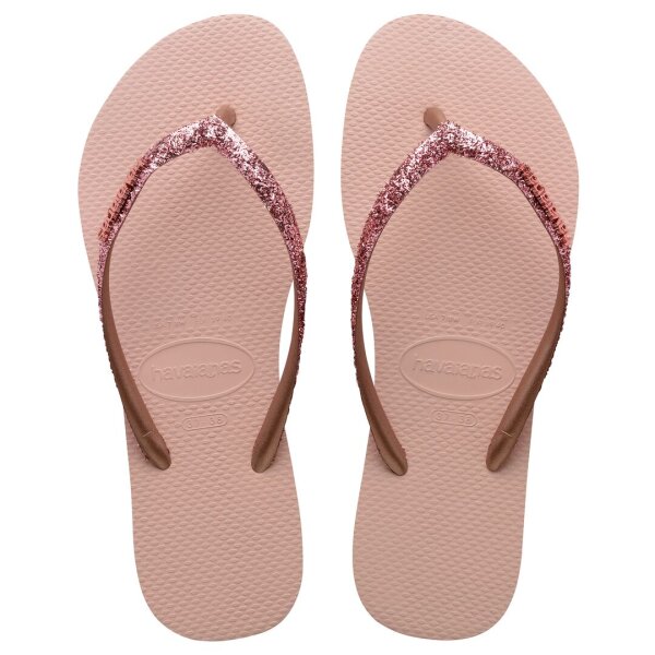 HAVAIANAS SLIM GLITTER II BALLET ROSE/GOLDEN BLUSH 41/42