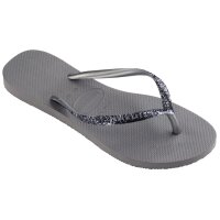 HAVAIANAS SLIM GLITTER II STEEL GREY 41/42