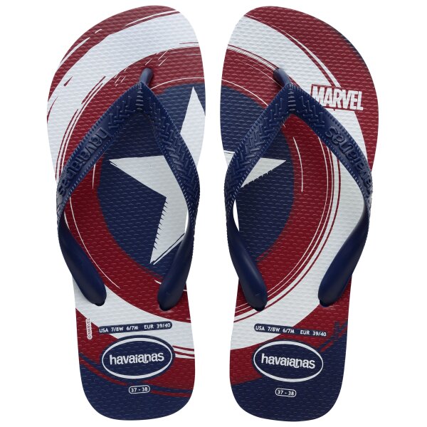 Havaianas TOP MARVEL LOGOMANIA NAVY BLUE/NAVY BLUE (EU: 41/42)