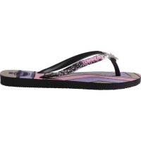 Havaianas KIDS SLIM GLITTER TRENDY BLACK EU:29/30