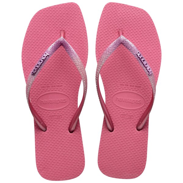 Havaianas SLIM SQUARE GLITTER VELVET ROSE (EU: 37/38)