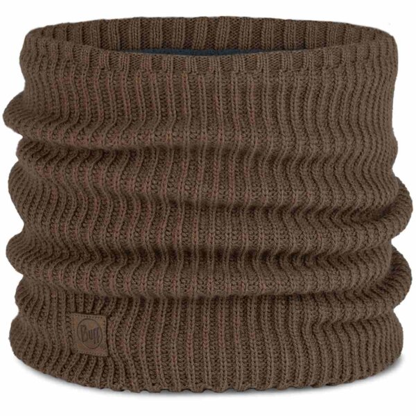 Buff® KNITTED & FLEECE NECKWARMER RUTGER BRINDLE BROWN