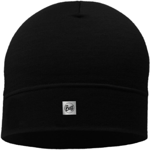 Buff® Bike MERINO UNDERHELMET BEANIE SOLID BLACK