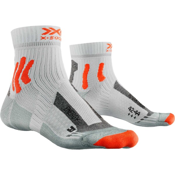 X-SOCKS® MARATHON ENERGY 4.0 MEN ARCTIC WHITE/TRICK ORANGE 35-38