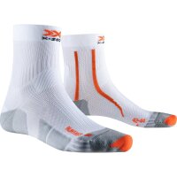 X-SOCKS® RUN FAST 4.0 ARCTIC WHITE/TRICK ORANGE SIZE...