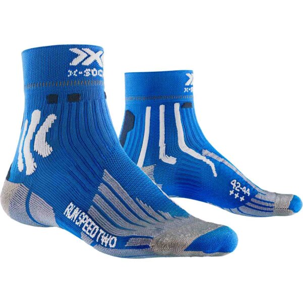 X-SOCKS® RUN SPEED TWO 4.0 MEN TWYCE BLUE/ARCTIC WHITE SIZE 35-38