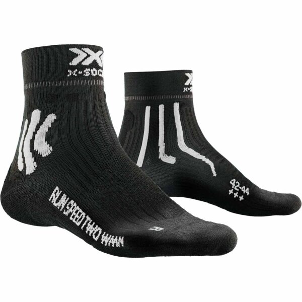 X-SOCKS® RUN SPEED TWO 4.0 WMN OPAL BLACK/ARCTIC WHITE SIZE 41-42