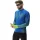 UYN Mens Running EXCELERATION Long SL.Zip UP T-Shirt, Lapis/Limette, Large