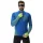 UYN Mens Running EXCELERATION Long SL.Zip UP T-Shirt, Lapis/Limette, XXL