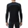 UYN Mens Running ULTRA1 OW Long SL. T-Shirt, Schwarz/Atlantik/Atlantik, Large