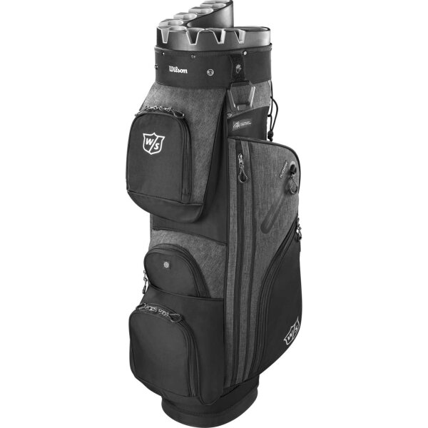 Wilson STAFF I-LOCK 3 CART BAG Black/Charcoal