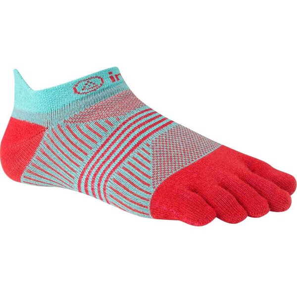 Injinji WOMENS RUN LIGHTWEIGHT NO SHOW COOLMAX PEPPERMINT M/L