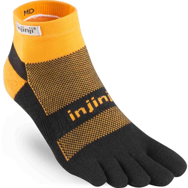 Injinji RUN MIDWEIGHT MINI-CREW TANGERINE