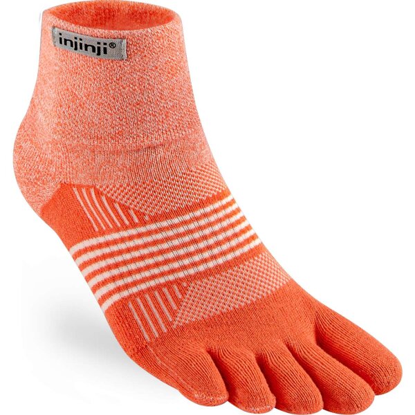 Injinji WOMENS TRAIL MIDWEIGHT MINI CREW GERANIUM