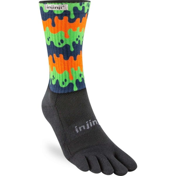 Injinji SPECTRUM TRAIL MIDWEIGHT CREW OOZE