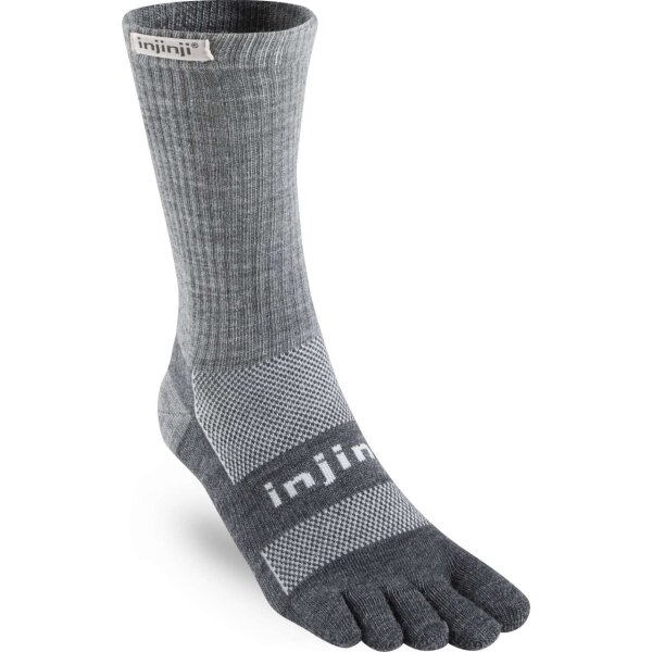 Injinji OUTDOOR MIDWEIGHT CREW WOOL CHARCOAL