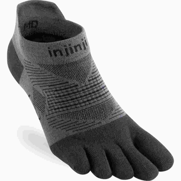 Injinji RUN LIGHTWEIGHT NO SHOW NEW BLACK