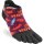 Injinji WOMENS SPECTRUM RUN LIGHTWEIGHT NO-SHOW SIZZLING M/L