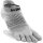 Injinji WOMENS RUN LIGHTWEIGHT NO-SHOW GRAY