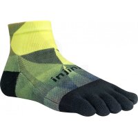 Injinji RUN MIDWEIGHT MINI-CREW XTRALIFE GEO LIME/BLACK