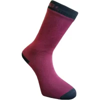 Dexshell Ultra Thin Crew Sock Burgundy/Black M