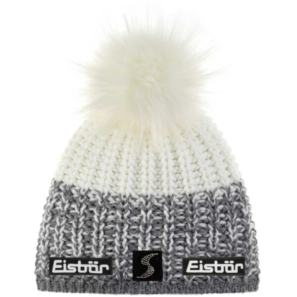 Eisbär Focus Lux Crystal Mütze SP graumele-white-white/weiss