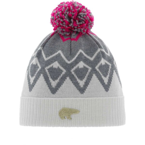 Eisbär Ziggy OS Pompon MÜ kids white-graumele-pittipink  gr. 53