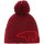 Eisbär Jay Pompon Mütze kids burgund/Stick+Pom:fiery red